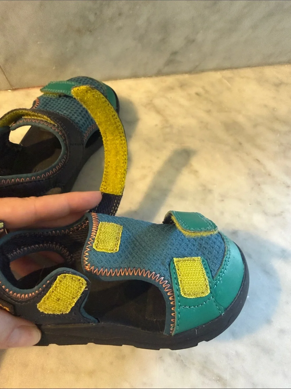 Teva Kids Teal and Navy Water Shoes